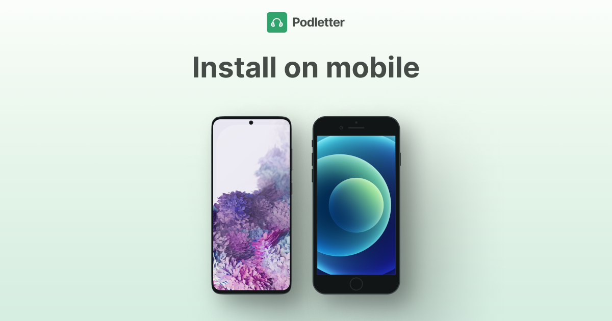 Install Podletter on Mobile